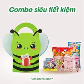 Giftset hộp quà bánh kẹo cho bé (7 món) - Pinky