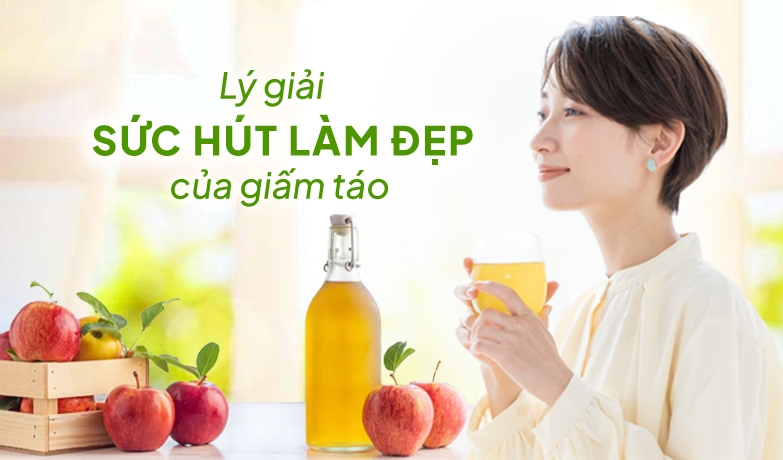 Uống giấm táo mỗi ngày và tác dụng ít ai biết về làm đẹp  