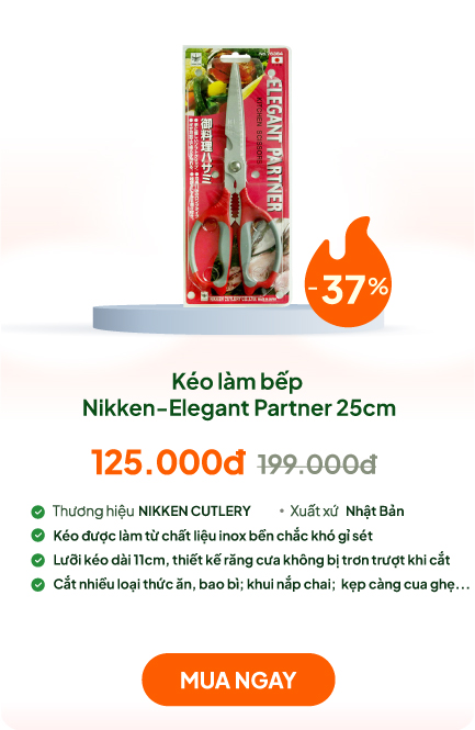 Kéo làm bếp Nikken-Elegant Partner 25cm 