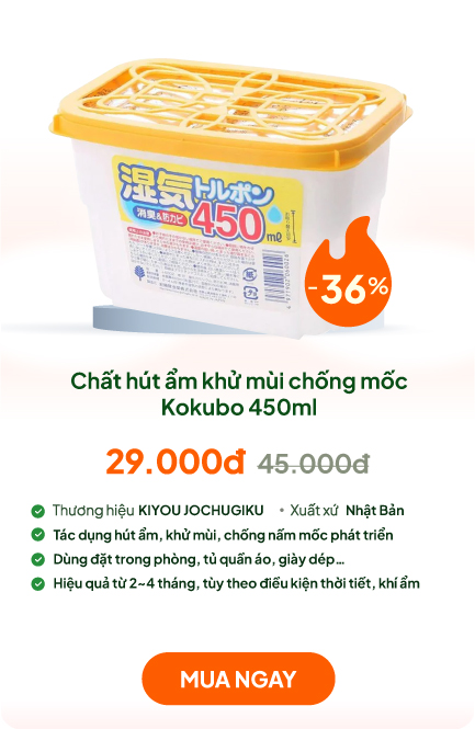 Chất hút ẩm khử mùi chống mốc 450ml