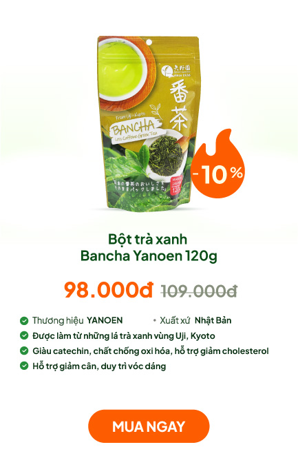 Trà xanh Bancha Yanoen 120g