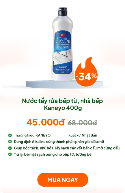 Nước tẩy rửa bếp từ, nhà bếp Kaneyo 400g