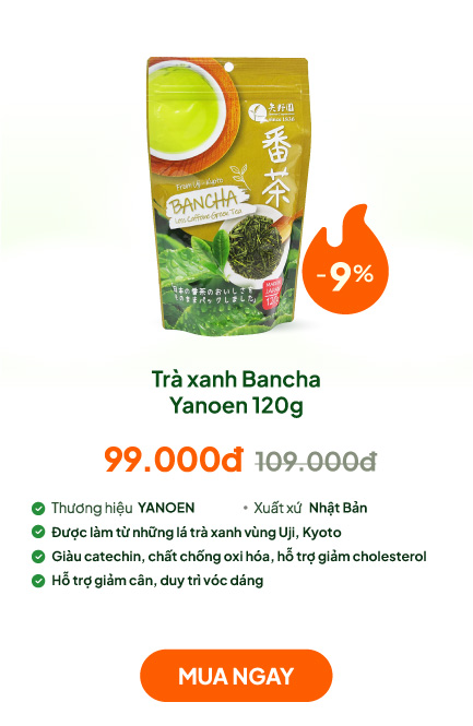 Trà xanh Bancha Yanoen 120g