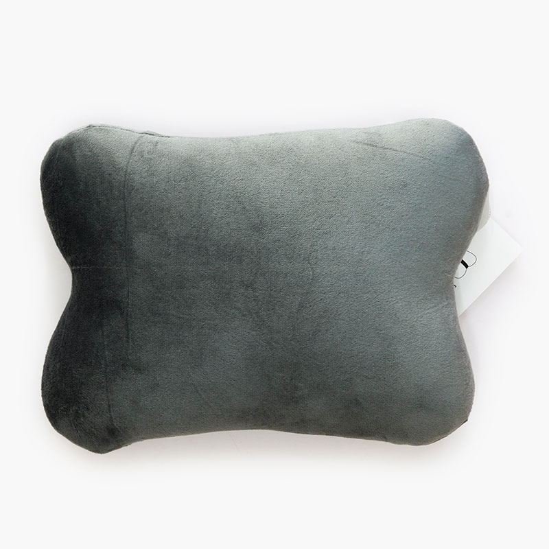 Gối tựa đầu ghế xe hơi 25x18cm (Xám)