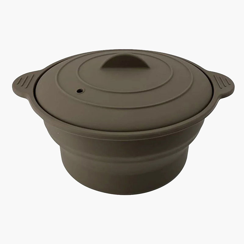 Bộ nồi hấp chịu nhiệt, nấu ăn trong lò vi sóng 16cm (có thể gấp gọn)