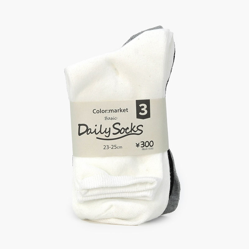 Set 3 đôi vớ nữ cổ cao 23-25cm