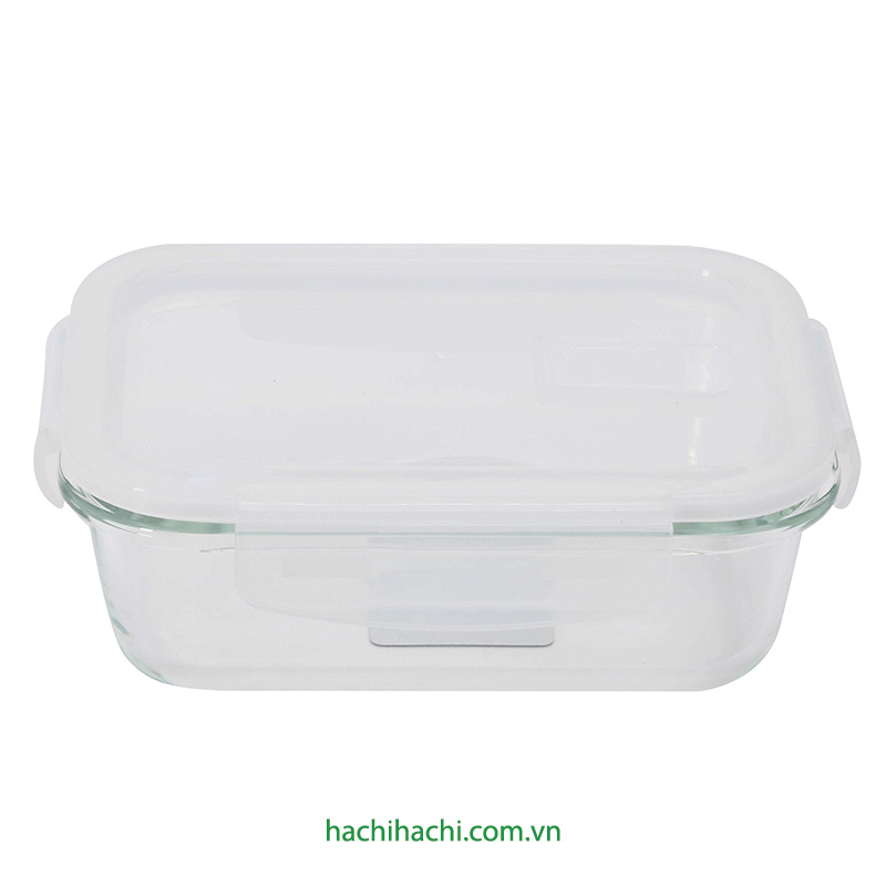 Hộp thủy tinh chịu nhiệt khóa chặt 620ml - Hachi Hachi Japan Shop