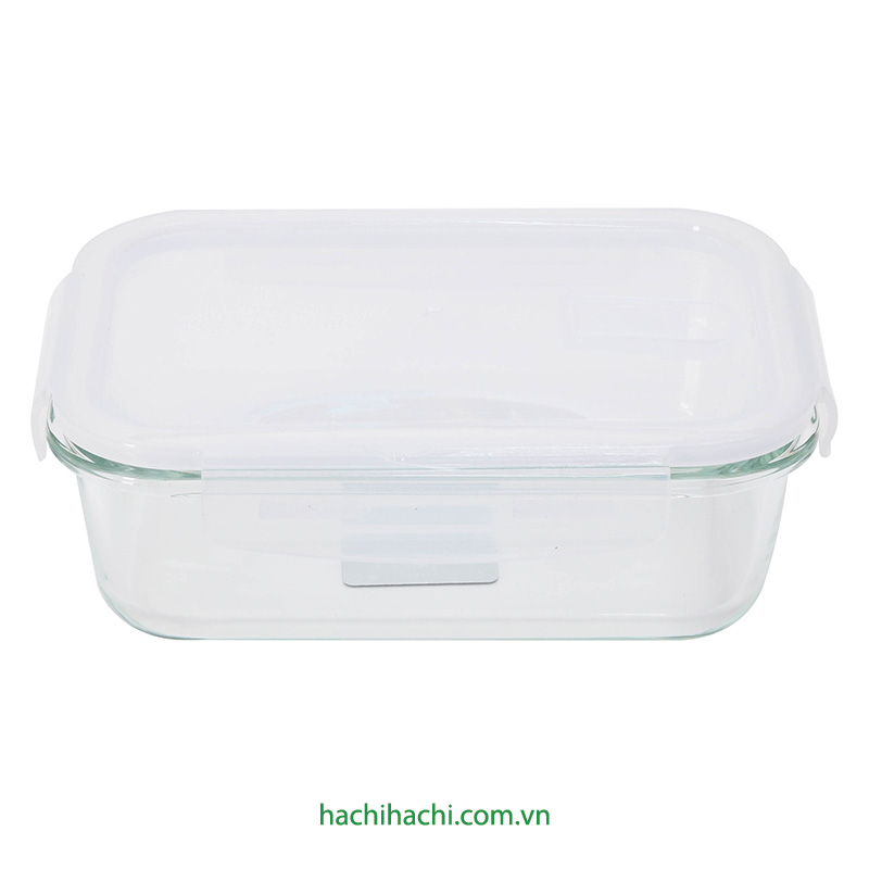 Hộp thủy tinh chịu nhiệt khóa chặt 1.1L - Hachi Hachi Japan Shop