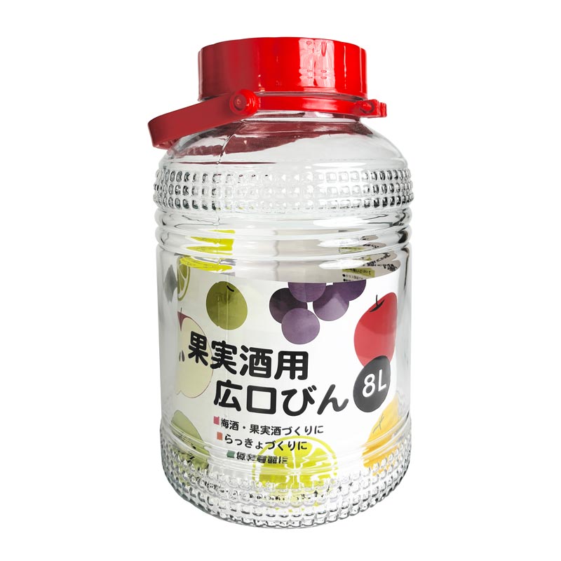 Hũ thủy tinh 8L, dùng ngâm rượu, muối rau củ