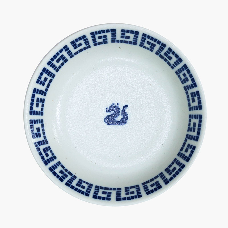 Đĩa sứ Nhật Bản 14cm - Rồng sấm