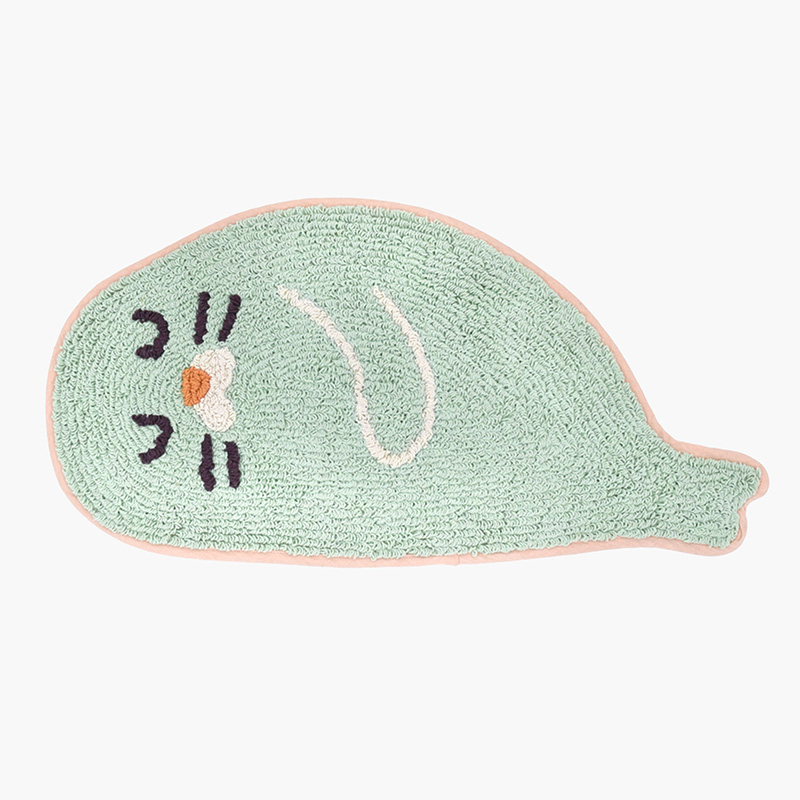 Thảm chùi chân chống trượt hình hải cẩu 33x64cm