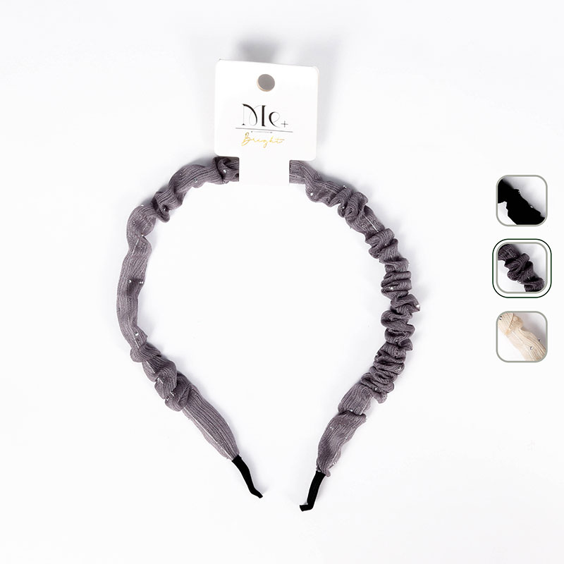 Băng đô cài tóc vải đính kim cương (Nhiều mẫu)-Giao mẫu ngẫu nhiên