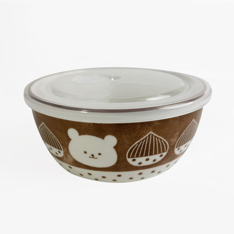 Hộp sứ đựng thức ăn 13.5x6cm, dùng được lò vi sóng