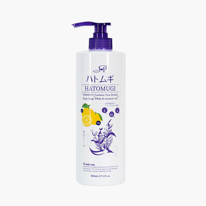 Sữa tắm dưỡng ẩm và làm trắng da SP Hatomugi White & Moisture rich 800ml