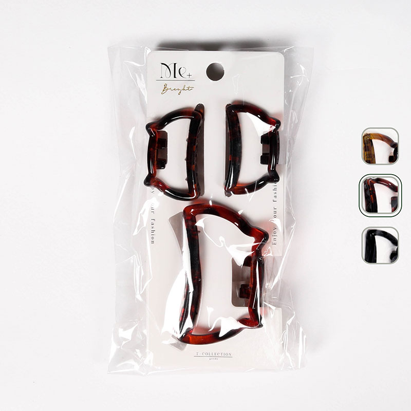 Kẹp tóc càng cua 3 cái hình mèo (Nhiều mẫu)-Giao mẫu ngẫu nhiên