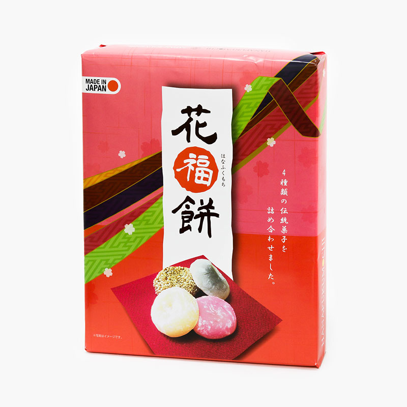 Bánh mochi Nhật Bản 4 vị truyền thống Hanafuku 440g (20 cái)