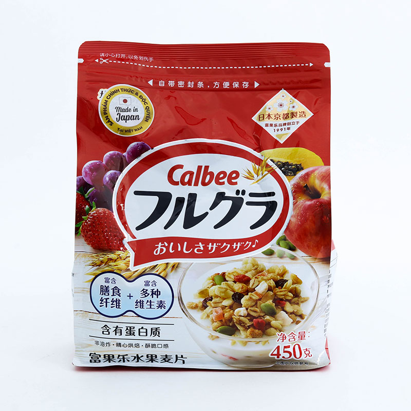 630 TPBS:  Ngũ cốc trái cây Calbee 450g