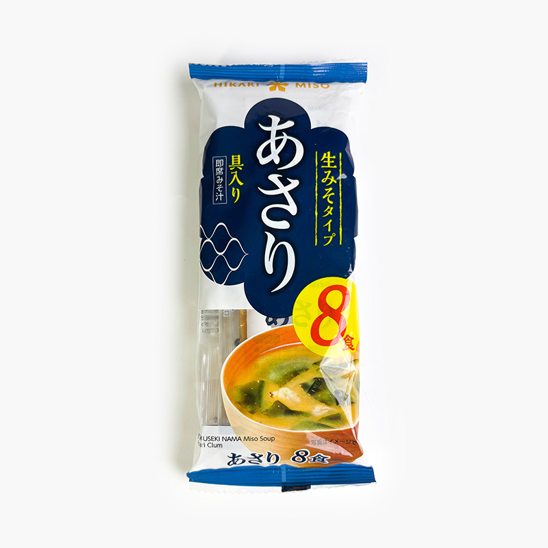 Súp Miso sò lụa ăn liền Hikari Miso 128g (8 gói)
