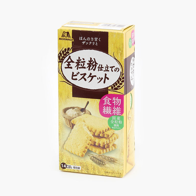 Bánh quy ngũ cốc nguyên cám Nhật Bản giàu chất xơ Morinaga 149.8g (14 cái)