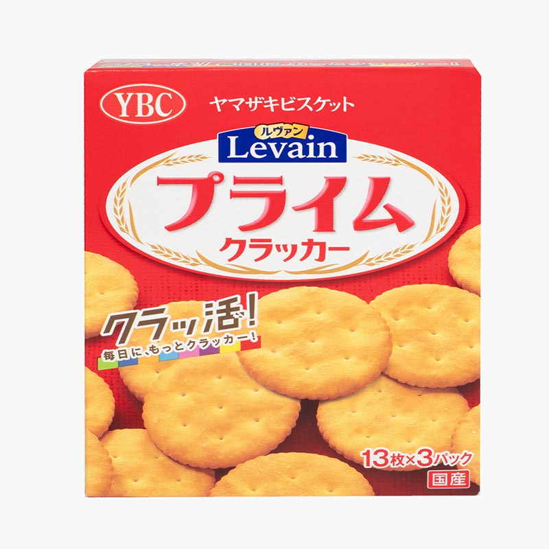 Bánh quy giòn YBC Levain 134.4g (13 cái x 3 gói)