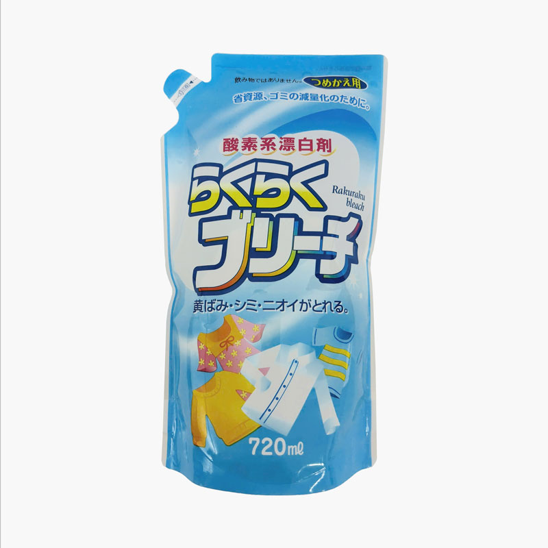 Nước tẩy quần áo cho vải mỏng, vải màu Rocket Rakuraku 720ml