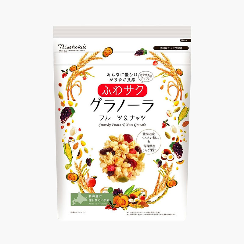 Ngũ cốc trái cây Granola Nisshoku 200g