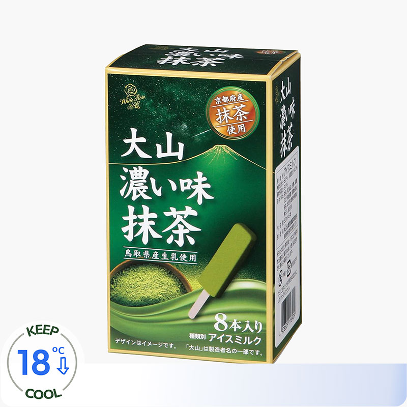 Kem trà xanh đậm vị Oyama Daisen 8 cái (240ml), sử dụng Matcha Kyoto