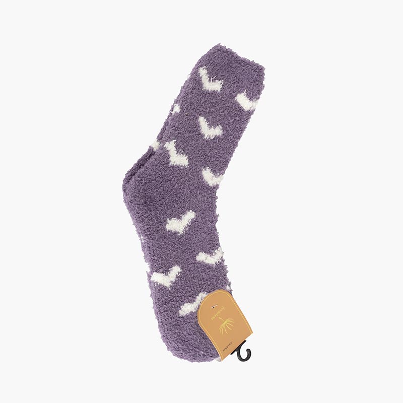 Vớ, tất nữ cổ cao lông mềm hình trái tim 23-25cm (Nhiều mẫu)-Giao mẫu ngẫu nhiên