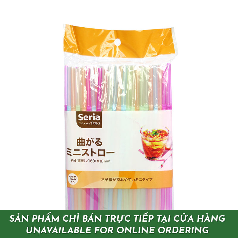 Ống hút nhựa bẻ cong 120 cái