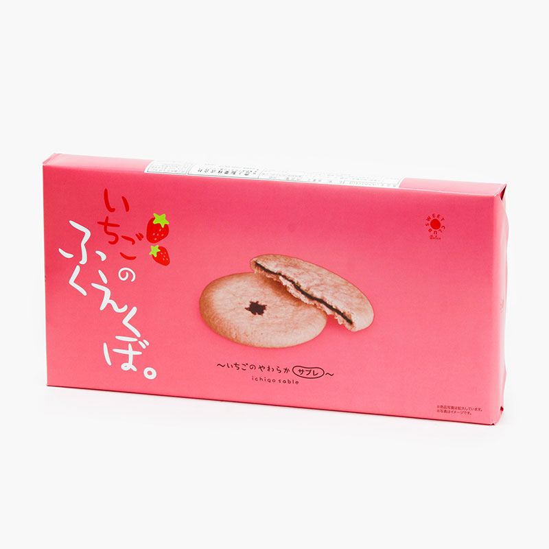 Bánh dâu tây nhân socola Ichigo Sable 128g (20 cái)