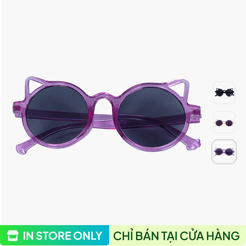 Kính mát trẻ em chống tia UV 99% hình mèo (Nhiều mẫu)-Giao mẫu ngẫu nhiên