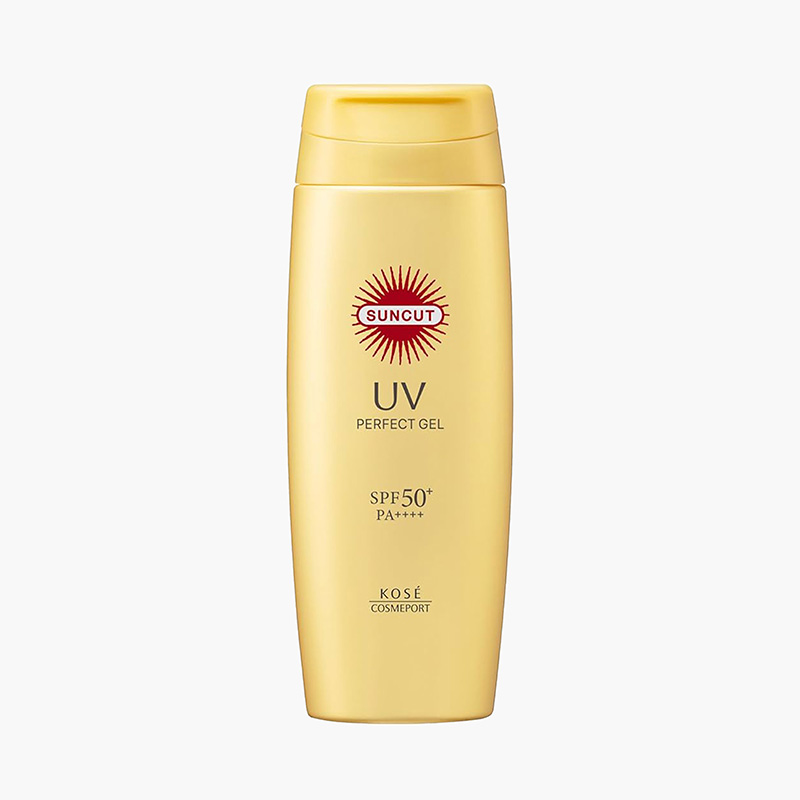 Gel chống nắng siêu chống trôi, chống thấm nước Kose Suncut Perfect SPF50+ PA++++ 80g, Thoáng nhẹ tươi mát