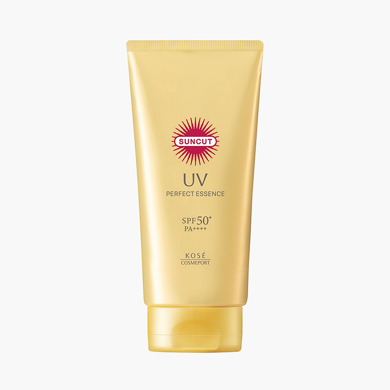 Tinh chất chống nắng siêu chống trôi, chống thấm nước Kose Suncut Perfect SPF50+ PA++++ 80g, Dưỡng ẩm mềm mịn