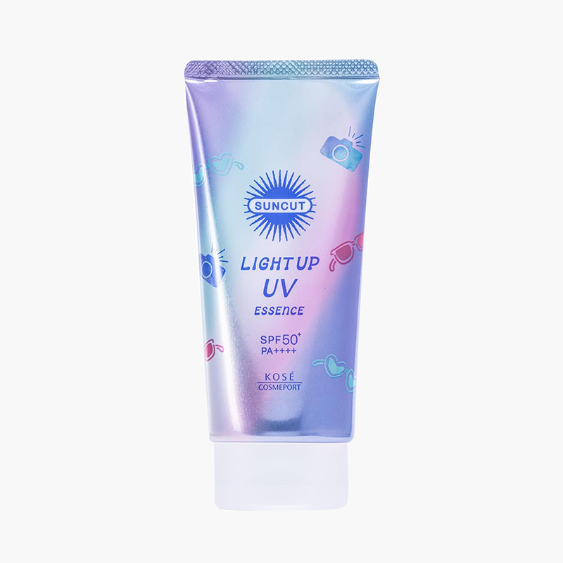 Tinh chất chống nắng chống tia UV Kose Suncut Light Up SPF50+ PA++++  80g, mỏng nhẹ như nước