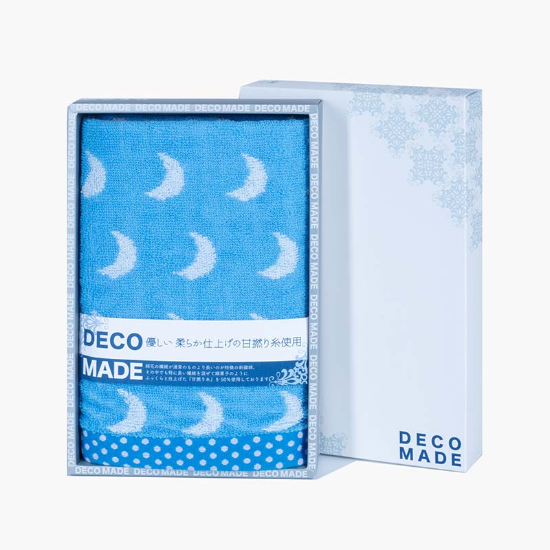 Khăn vải cotton Nissen 34x75cm DM Weather DM-512B Blue (Siêu mềm mại) - Hachi Hachi Japan Shop