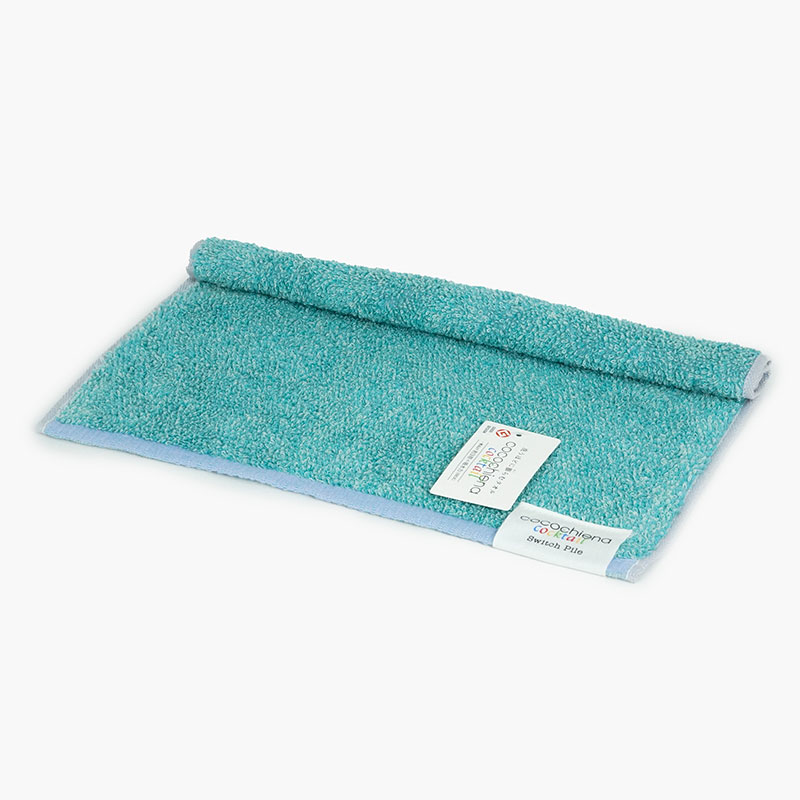 Khăn vải cotton siêu thấm hút Nissen 34x35cm Cocochiena Cocktail CE-4017B Blue