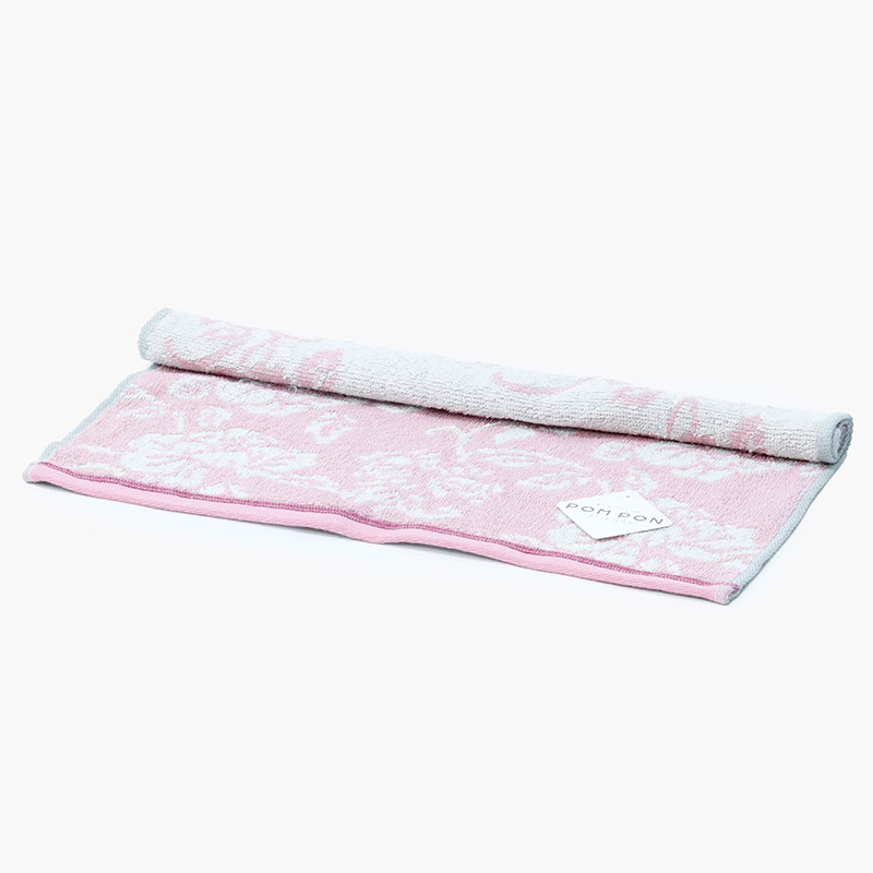 Khăn vải cotton Nissen 34x35cm Pom Pon Isabella PP-2507P Pink
