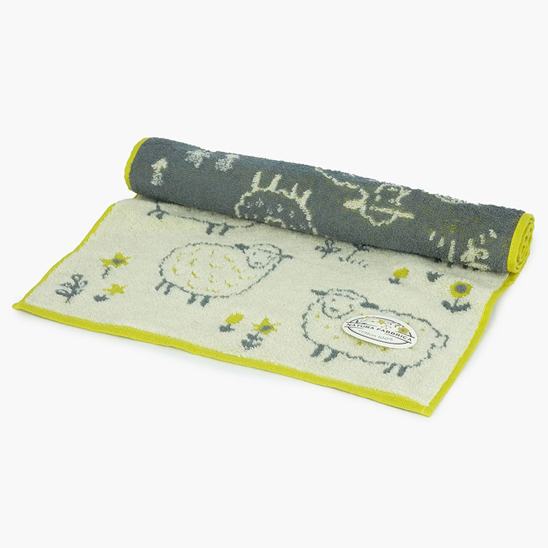 Khăn vải cotton Nissen 34x80cm Natura Fabbrica NF-6044Y Yellow