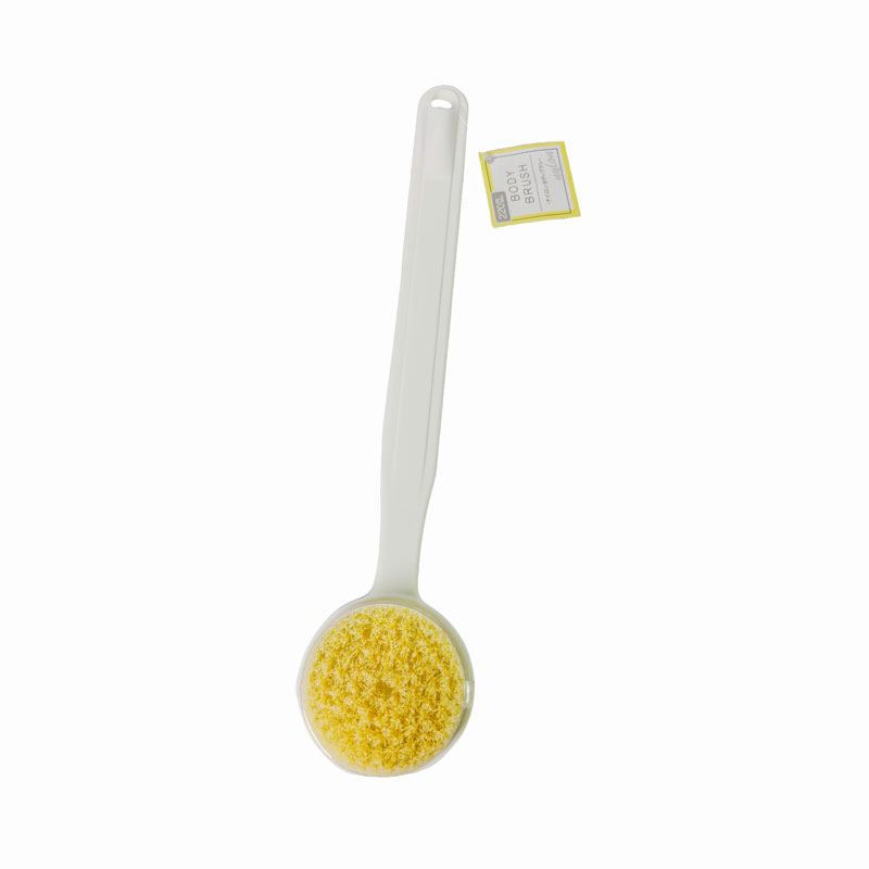 Bàn chải tắm massage cơ thể lông mềm 35.5cm (cán nhựa)