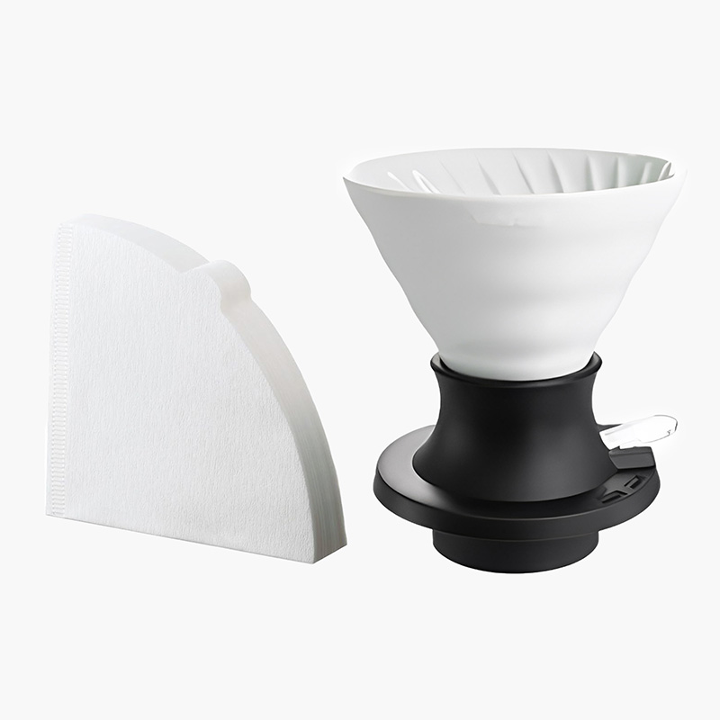 Phễu sứ pha cà phê Hario SSDC-200-W kèm 40 giấy lọc cà phê