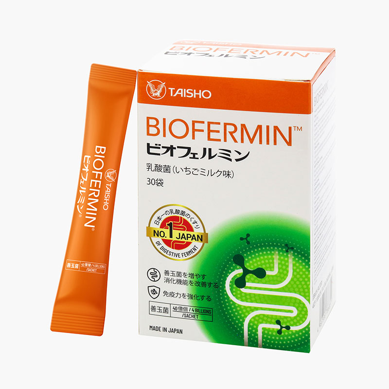 TPBVSK: Men vi sinh Nhật Bản Biofermin 1.5g x 30 gói, giảm rối loạn tiêu hóa tiêu chảy, táo bón, đầy hơi