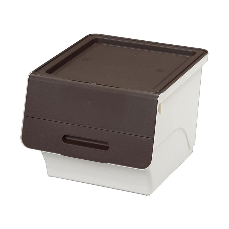 Hộp đựng nắp gập Sanka 38.5x46x31cm (M) - Nâu