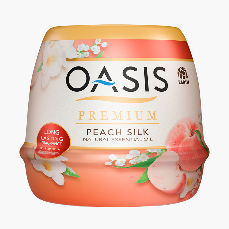 Sáp thơm cao cấp Oasis hương đào 200g