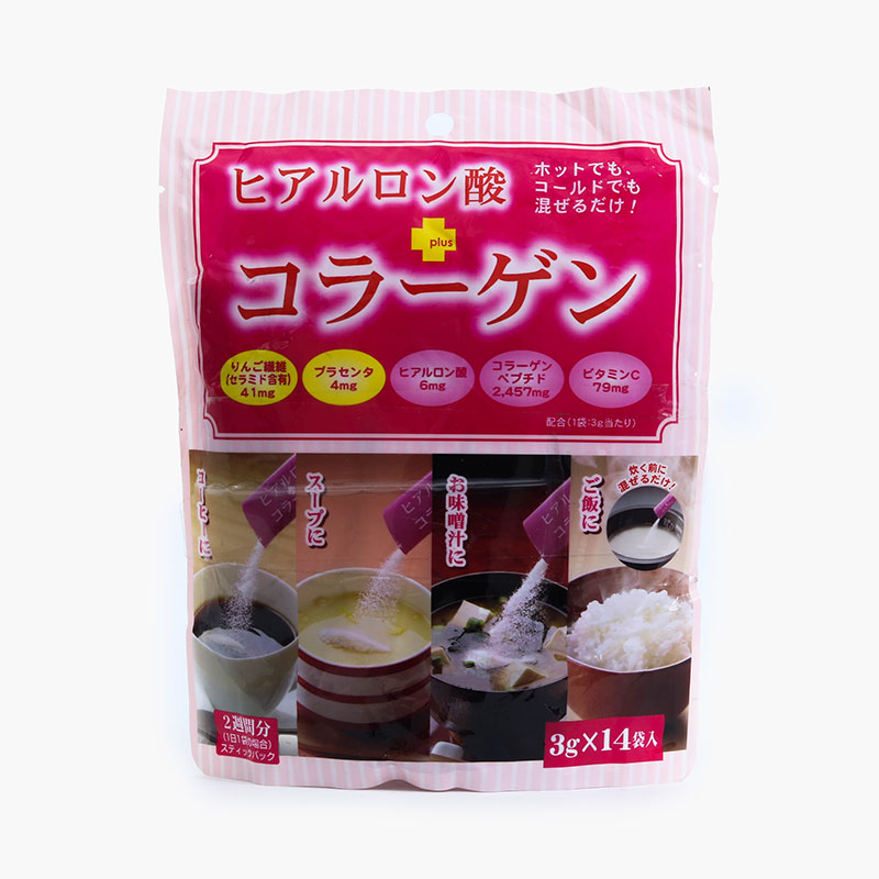 TPBS: Bột Collagen HA Nhật Bản Shinnippai 42g (3g x 14 gói) Da mềm mại, căng mịn