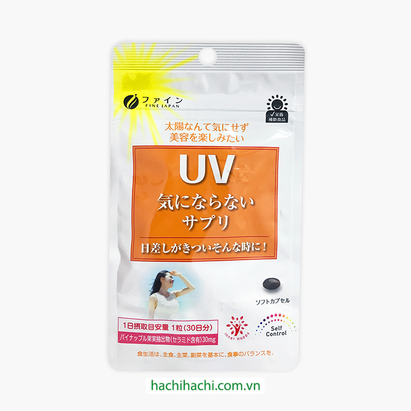 TPBVSK: Viên uống UV Care Plus Nhật Bản 30 viên, hạn chế lão hóa da, da sáng mịn