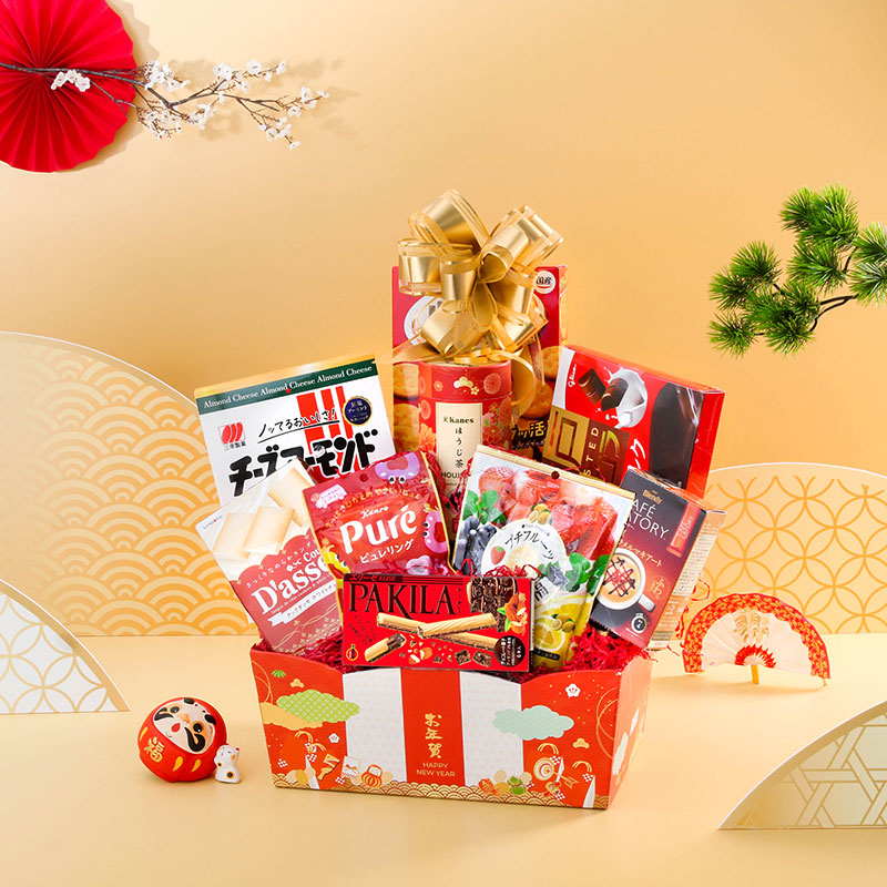 Giỏ quà Tết Nhật 2026 Khai Lộc Kaifuku 03 (9 món)