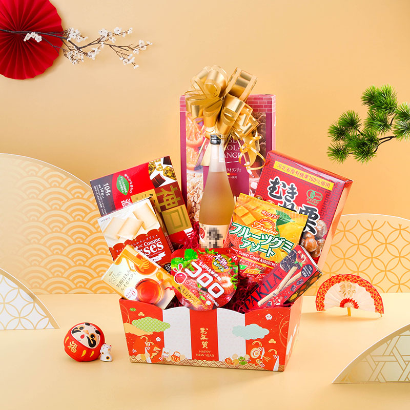 Giỏ quà Tết Nhật 2026 Khai Lộc Kaifuku 06 (9 món)