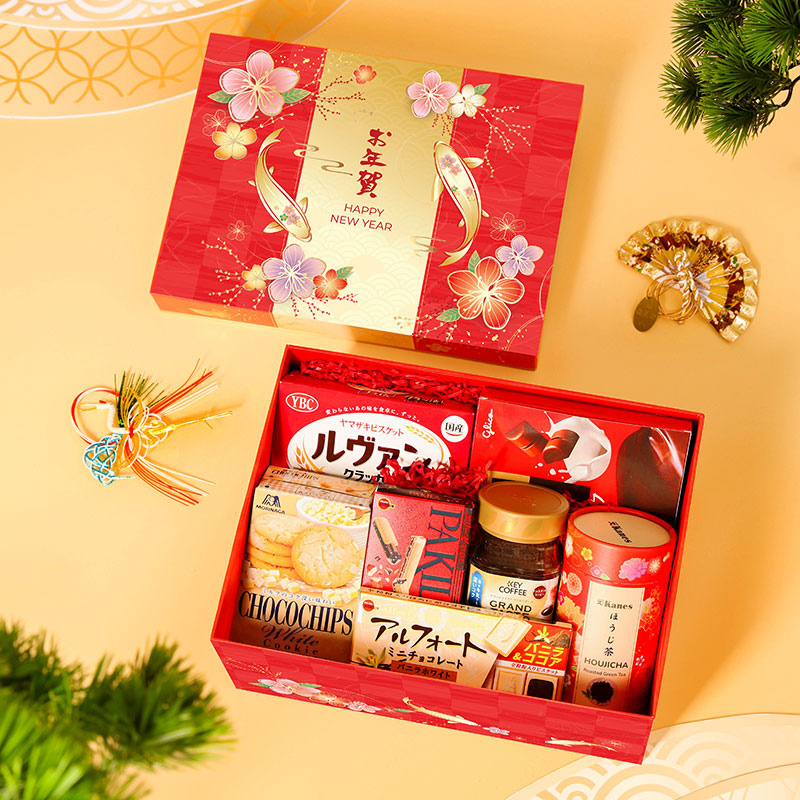 Hộp quà Tết Nhật 2026 Vạn Phúc Manpuku 02 (7 món)