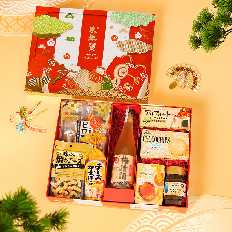 Hộp quà Tết Nhật 2026 Vạn Phúc Manpuku 10 (8 món)