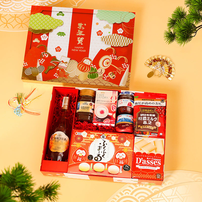 Hộp quà Tết Nhật 2026 Vạn Phúc Manpuku 12 (8 món)